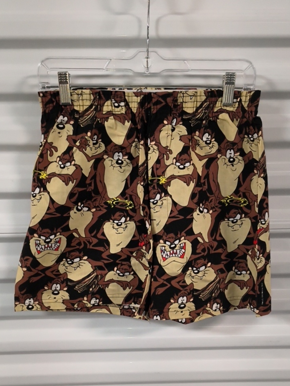 Vintage Warner Brothers Taz All Over Print Boxer Shorts L